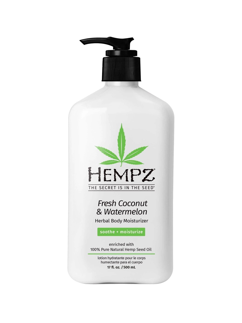 HEMPZ Fresh Coconut & Watermelon Herbal Body Moisturizer NWT